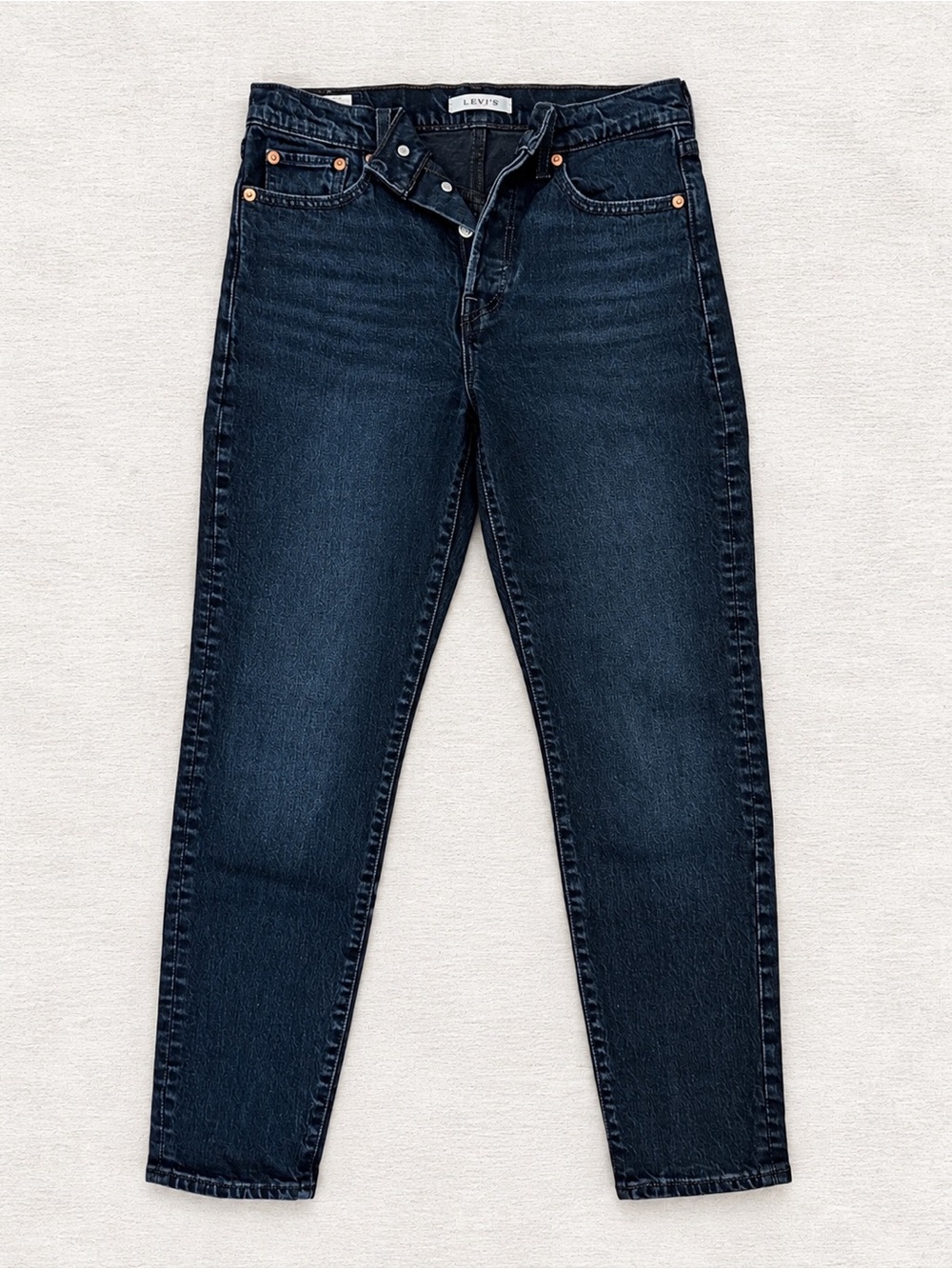 Levi’s Wedgie Straight Jeans Women’s Size 26 Black High Rise Denim
